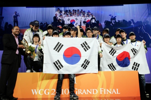 WCG 2010그랜드 파이널 한국팀 종합 우승