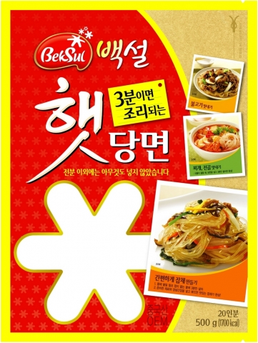 CJ제일제당 3분이면 조리되는 햇당면