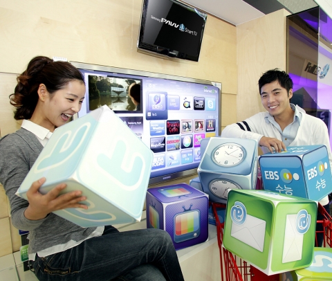 삼성파브 스마트 TV, 유료 앱 무료쿠폰 제공 인기