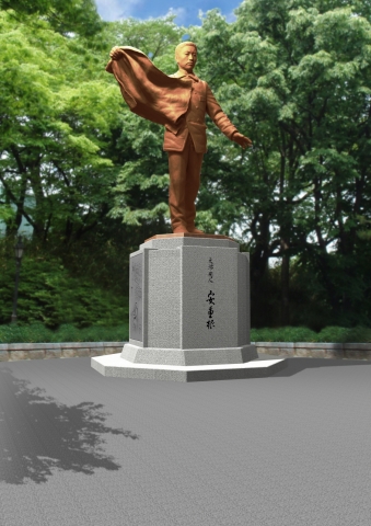 남산 안중근의사 동상 재건립 조감도