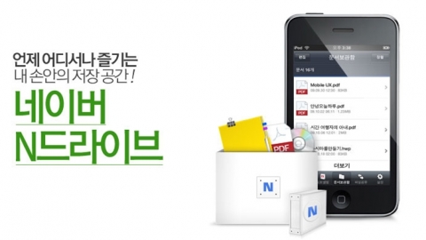 이용자 500만 돌파 앞둔 N드라이브, 아이패드도 지원한다