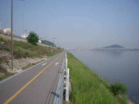 자전거도로/산책로 분리사업 전(가양하류)