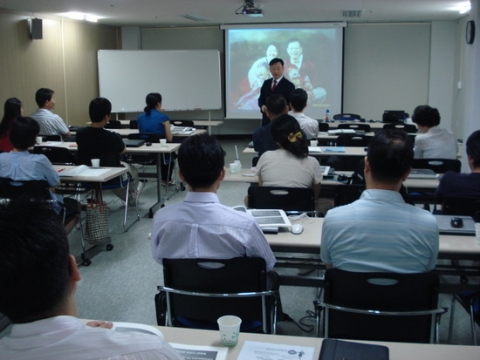 박영만 마케팅홍보연구소장 강의 모습