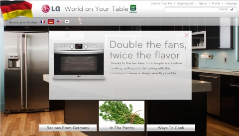 LG to showcase ‘kitchens around the world’