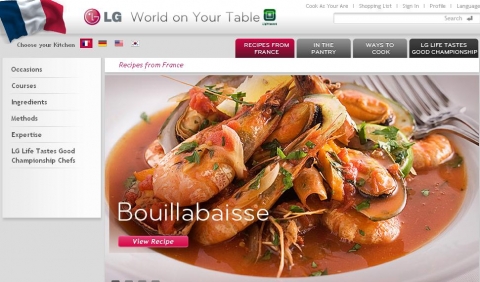 LG to showcase ‘kitchens around the world’
