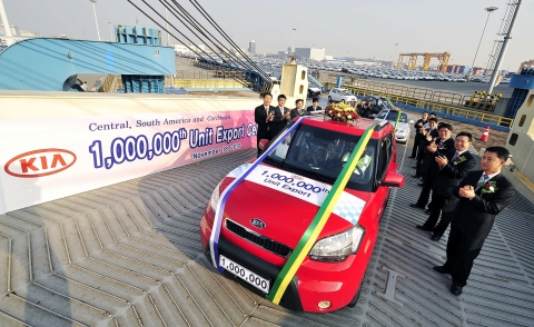 Kia Motors surpasses one million unit export mark to Latin America