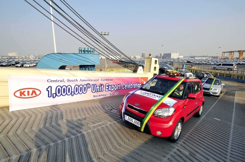 Kia Motors surpasses one million unit export mark to Latin America