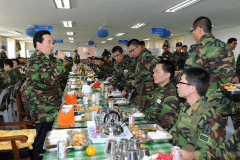 강운태 광주시장, 31사단 장병 격려