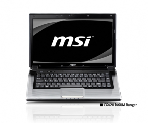 엔씨디지텍, MSI 노트북 CX420-i5 Ranger 출시