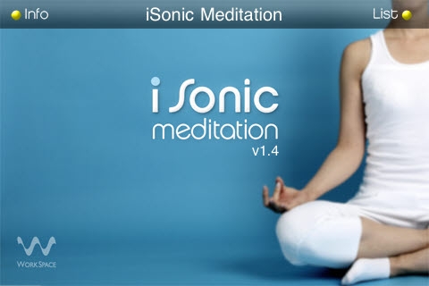 워크스페이스의 iSonic Meditation