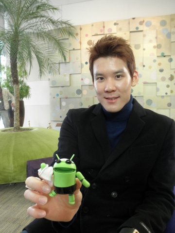 피규어 마니아 박태환, 안드로보이 피규어 인증샷 화제