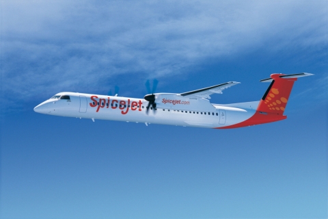 SpiceJet Q400 NextGen 항공기