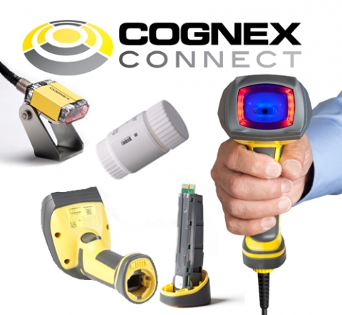 Cognex Connect가 적용된 DataMan 8000 시리즈. 업계 최초로 휴대형 산업용 ID 리더기에서 이더넷/IP와 프로피넷을 통한 산업용 프로토콜 연결이 가능해졌다.