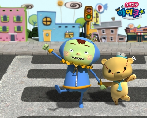 ‘2010 대한민국 콘텐츠 어워드’ 애니메이션 부문 대상 수상작 ‘우당탕탕 아이쿠’의 한 장면