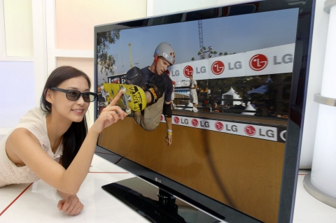 LG전자, ‘시네마 3D TV’ 시리즈로 세계 시장 공략
