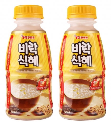 한국야쿠르트, 비락식혜 350ml 핸디사이즈 출시