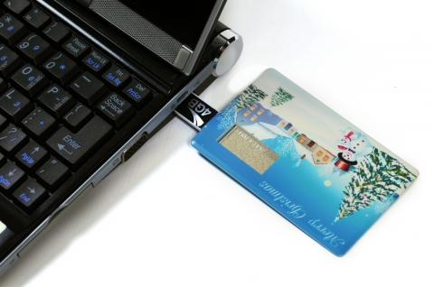 올 크리스마스에는 특별한 ‘USB메모리 크리스마드카드’로 마음을 전하세요