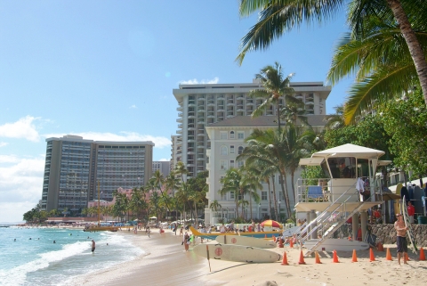 와이키키비치전경