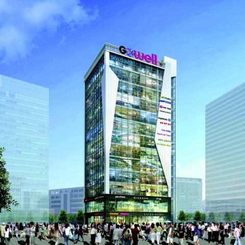 강남역 지웰타워2 상가 조감도