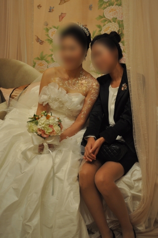 결혼식에서의 웨딩타투