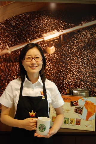 스타벅스 제7대 커피 대사 주희정 씨, 본격적인 활동 개시
