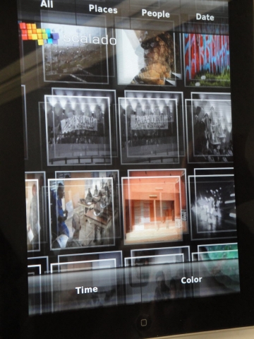 모든 이미지를 날짜, 장소, 색깔등으로 다양하게 분류하는 스칼라도의 이미징 관리기술