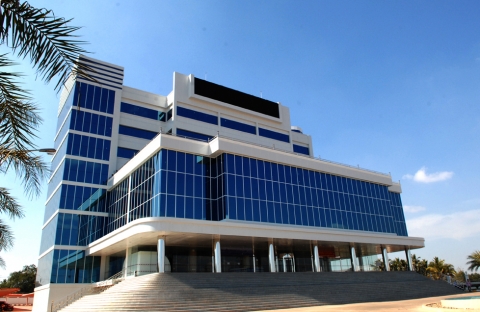 우리 기술로 개장한 라오스 증권거래소 전경