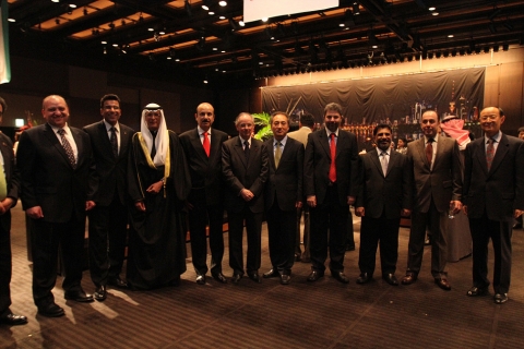 주한 쿠웨이트 무팁 알-무토테 (H.E. Muteb Al-Mutoteh)대사와 중동 국가 대사들