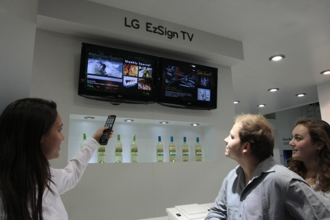 LG TO UNVEIL ADVANCED SIGNAGE SOLUTION AT ISE 2011