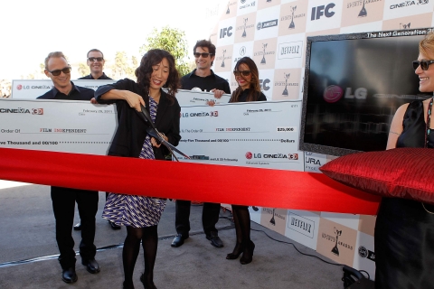 LG전자, 美 독립영화 시상식 ‘인디펜던트 스피릿 어워드’ 시상식서 ‘시네마3D TV’ 출시 행사 개최