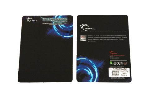 비공식 유통 경로를 통한 병행수입 RIPJAWS 제품의 패킹 이미지