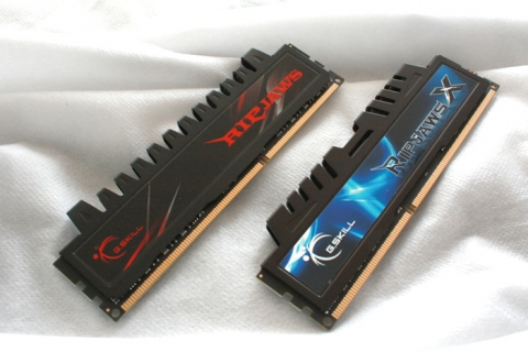 기존 RIPJAWS 제품과 RIPJAWS X 제품 사진