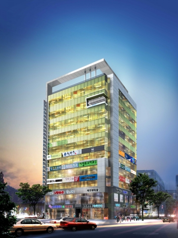 서판교 골드프라자 상가 조감도