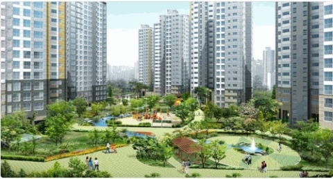 김포한강신도시 호반베르디움 조감도