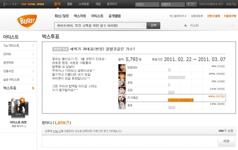새학기 과대표(반장) 잘 할 것 같은 가수