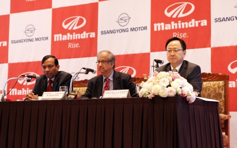 India’s Mahindra & Mahindra Ltd. completes acquisition of a majority stake in SsangYong Motor Compan...