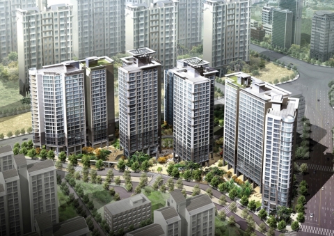 마포 펜트라우스 조감도