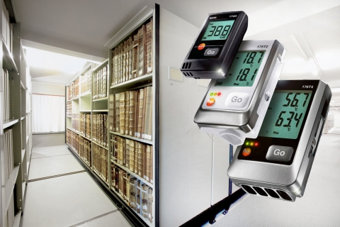 온습도 관리가 중요한 박물관, 전시관, 수장고 등에서 정확하고 빠른 측정력으로 도움을 주는 테스토 데이터로거