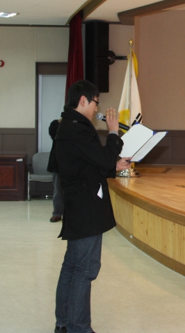 군산대, 2011학년도 외국인 유학생 입학식 성료