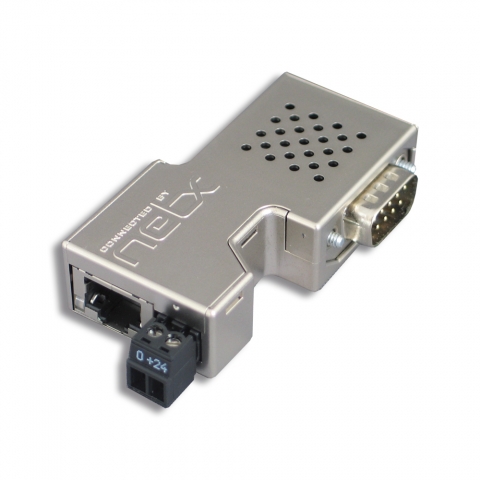 netLINK PROXY는 PROFIBUS Connector와 RJ45 Connector를 함께 내장하여, PROFIBUS DP-Slave를 어떠한 상위 PROFINET 네트워크로도 통합할 수 있는 제품으로 24VDC의 연결만으로 구동이 가능한 제품이다.