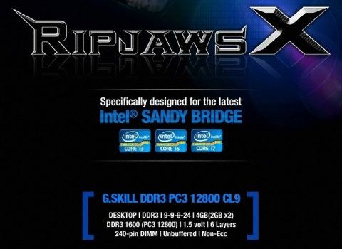 RIPJAWS XL 12800 4GB CL9 제품 DB 메인컷