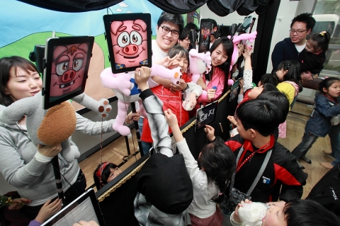 아이패드를 이용한 인형극