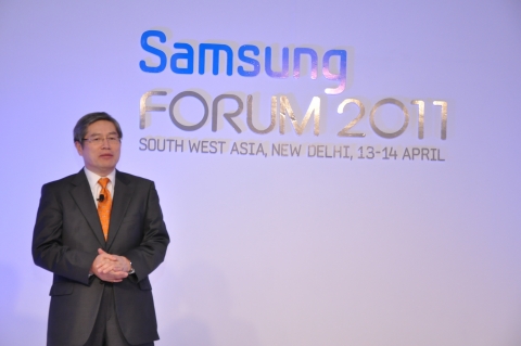 삼성전자가 4월 13일, 14일 양일간 인도 뉴델리에 위치한 타지 팰리스(Taj Palace) 호텔에서 실시하는 '제 1회 삼성 포럼'에서 삼성전자 서남아 총괄 