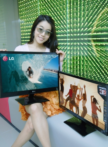 LG Opens New Era Of 3D Monitors With Brightest, Most Comfortable 3D Viewing