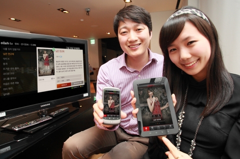 KT, 손안의 TV ‘올레 TV 나우’ 서비스 선보여