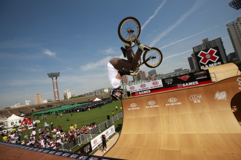 지난해 열린 ‘2010 기아 아시안 X게임’ 대회 경기 장면들.