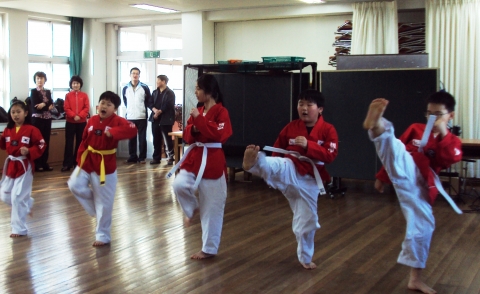 제1차 수덕초 태글리쉬 승급심사 진행모습