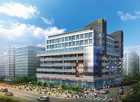 판교 테크노밸리 엠타워 오피스텔 조감도