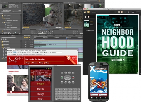 어도비 크리에이티브 스위트 5.5는 스마트폰과 태블릿PC 등의 급변하는 디바이스 환경을 반영하여 모바일 애플리케이션과 디지털 퍼블리싱, 강력한 비디오와 오디오 편집 기능 지원 강화된 솔루션이다.