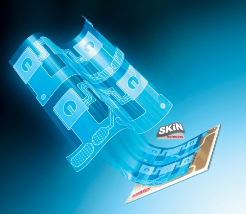 SEMIKRON이 개발한 새로운 SKiN 기술은  연선과 납땜, 써멀페이스트 보다는 플렉서블 호일과 신터 연결 단자의 사용을 기본으로 한다.
